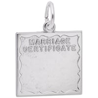 結婚証明書チャーム（Marriage Certificate Charm）