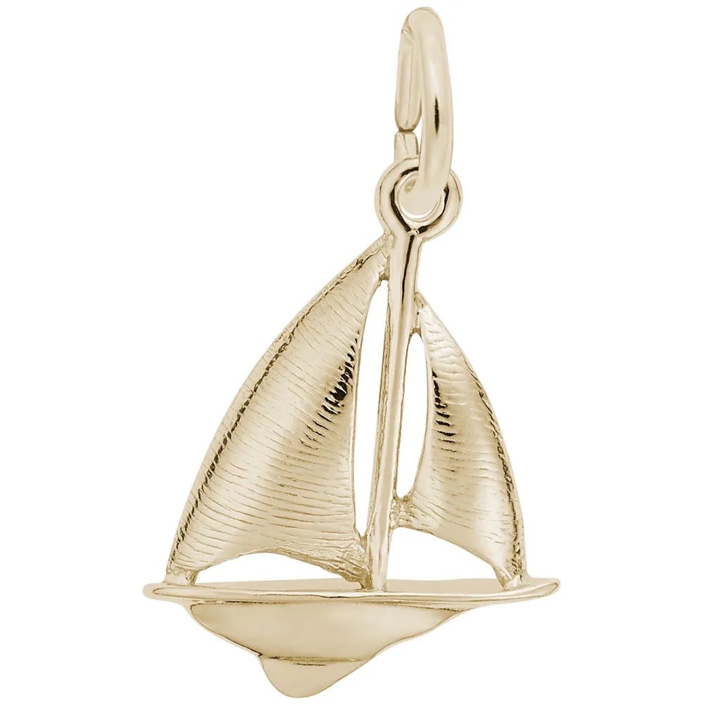 スループ セイルボート チャーム (Sloop Sailboat Charm) | M'S I