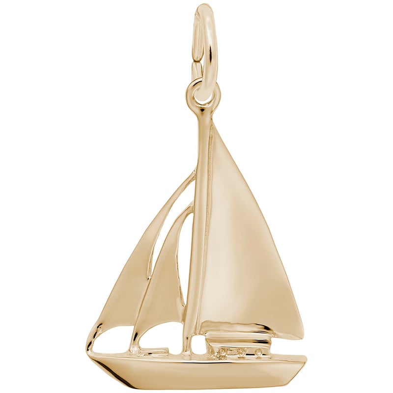 カッター型セイルボートチャーム (Cutter Sailboat Charm) | M'S I