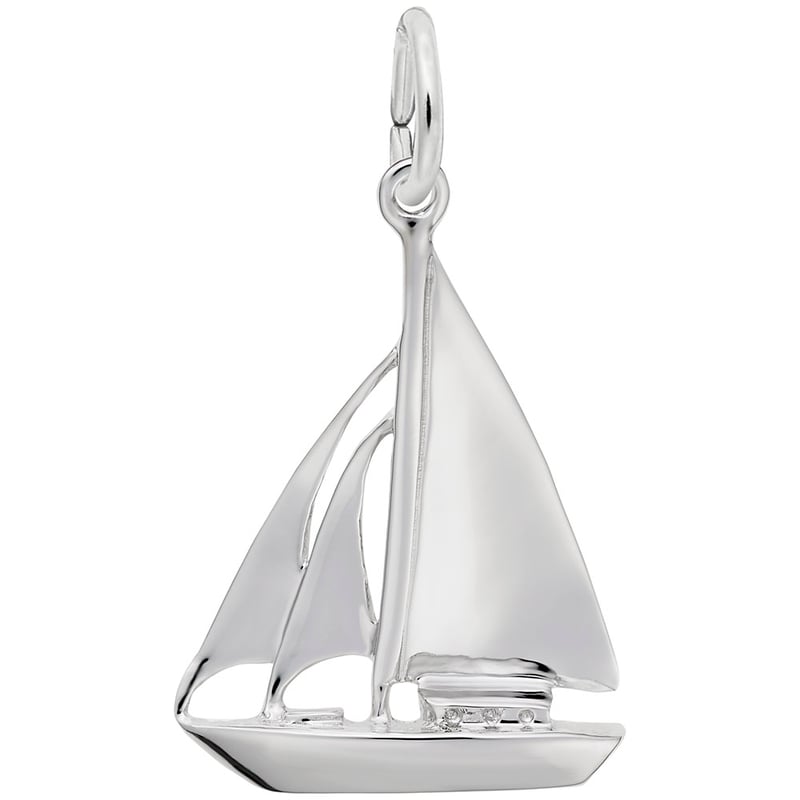 カッター型セイルボートチャーム (Cutter Sailboat Charm) | M'S I