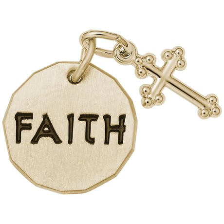 【FAITH-クロスアクセント付】最大4行24文字まで刻印可能