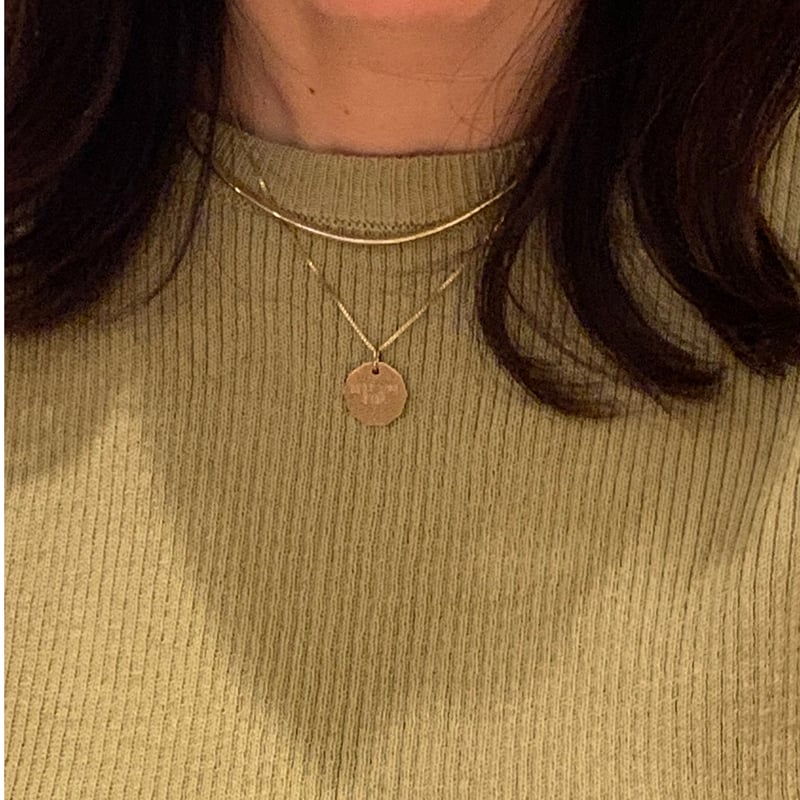 ボックスチェーン ネックレス ゴールドプレート（Box Chain Necklace ゴールド チェーンネックレス 箱付き