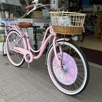 【実店舗受取専用】アウトレット価格・この1台限り/】アサヒサイクル 『プリンピング』24インチ、カラー：ピンク／子供用自転車