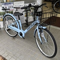 【実店舗受取専用】ブリヂストン BRIDGESTONE STEP CRUZ Jr（ステップ クルーズ ジュニア）STJ26★22インチ・E.Xカームブルー★キッズバイク
