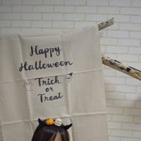 Halloween tapestry & devil hair band set