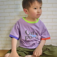 colorful border tshirt