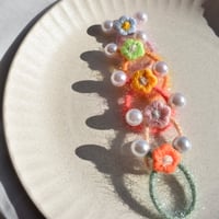 うさぎ × にんじん かぎ編みヘアゴム (twin set) | ma_ya.mine