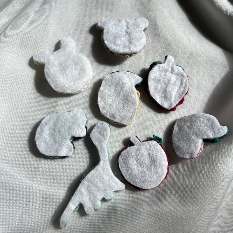 かぎ編み ワッペン | ma_ya.mine