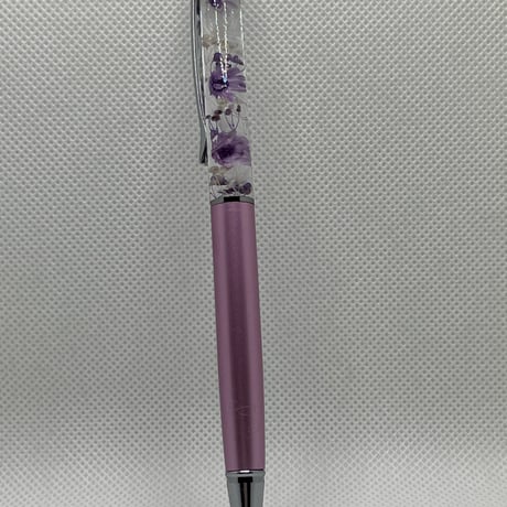 ハーバリウムボールペン（パープル）