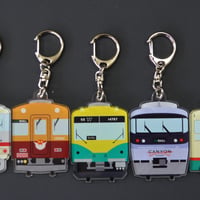 地鉄電車アクリルキーホルダー(全6種)