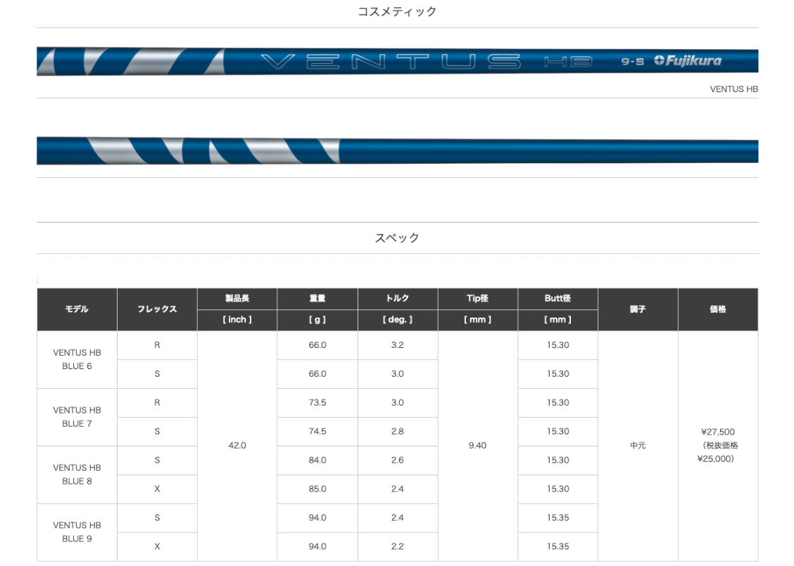 Fujikura - 新製品 4月10日発売 ベンタス HB ピン用 無料グリップ付 新製品 4月10日発売開始 予約受付中 ベンタス HB ピン用 無料