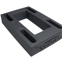 TRYGET Hard Risers FLAT grey PLA 15mm