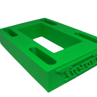TRYGET Hard Risers FLAT green PLA 15mm