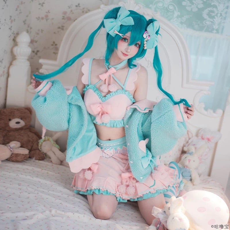 次元電台 初音ミク サンリオ コスプレ衣装 | CosLoli