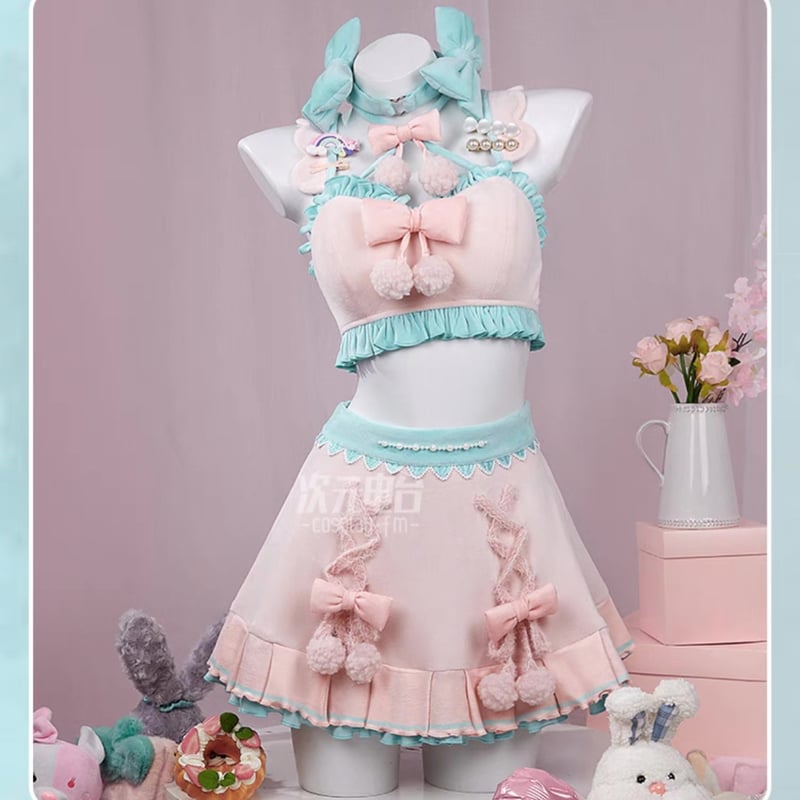 次元電台 初音ミク サンリオ コスプレ衣装 | CosLoli