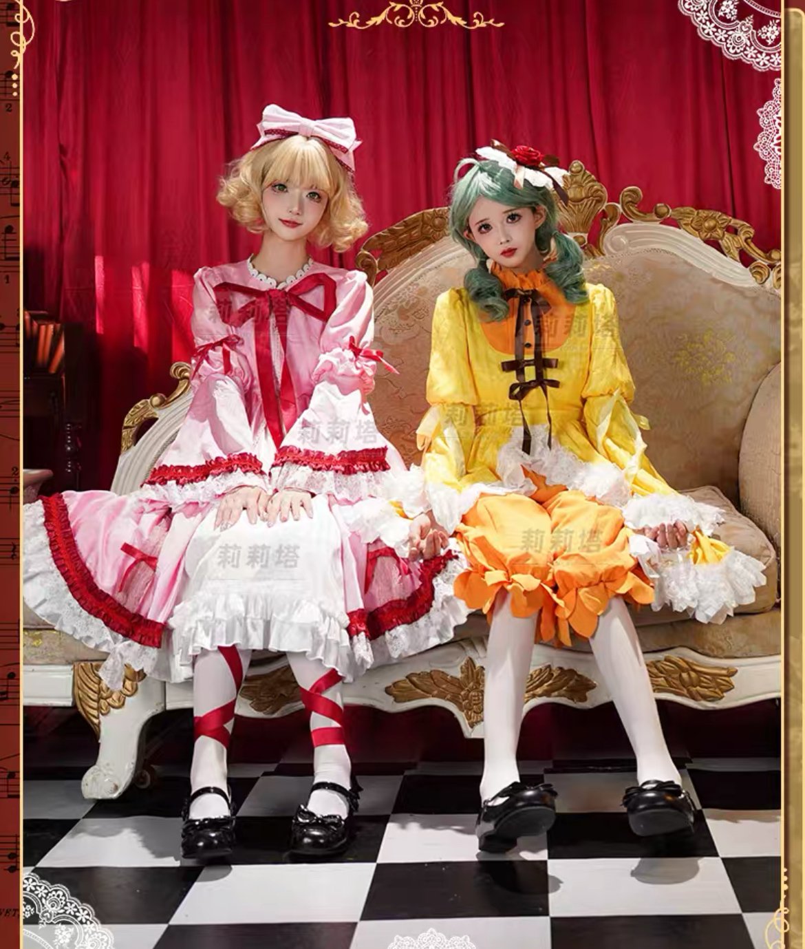 ローゼンメイデン 雛苺 コスプレ衣装 ウィッグ靴セット￼ ローゼンメイデン 雛苺 コスプレ衣装 ウィッグ靴セット￼ 激案