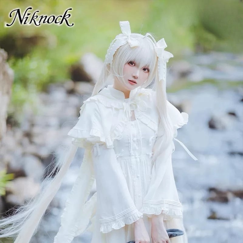 Niknock ヨスガノソラ 春日野穹 ウサギ洋服 コスプレ衣装 ウィッグ 靴 のコピー |...