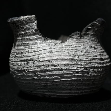 備前焼鉢S　銀彩　YCWS-1
