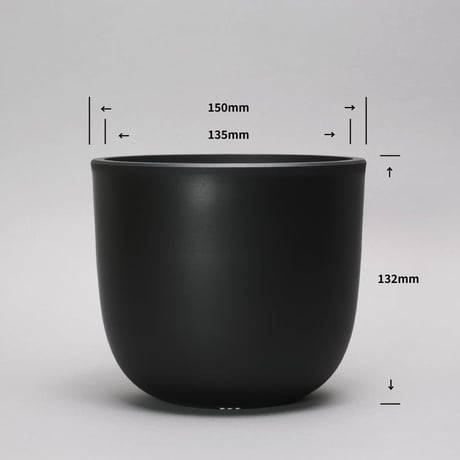 Maceta PlasticPot BowlLong Size8