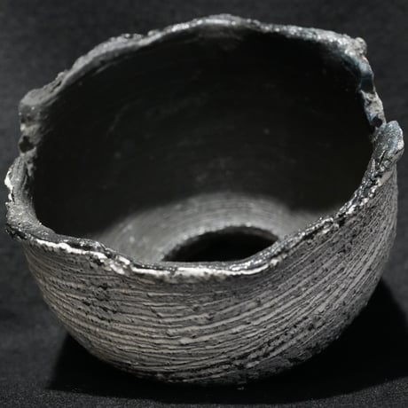 備前焼鉢L　銀彩　YCWL-3