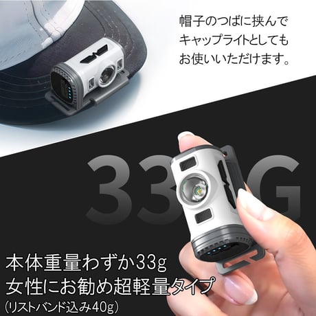 【リストライトnano】 犬用散歩LEDライト 夜散歩用 腕ライト 明るい軽量懐中電灯 お散歩グッズ リストライト USB充電式 300ルーメン 専用ケース付き 防災グッズ キャンプ用品