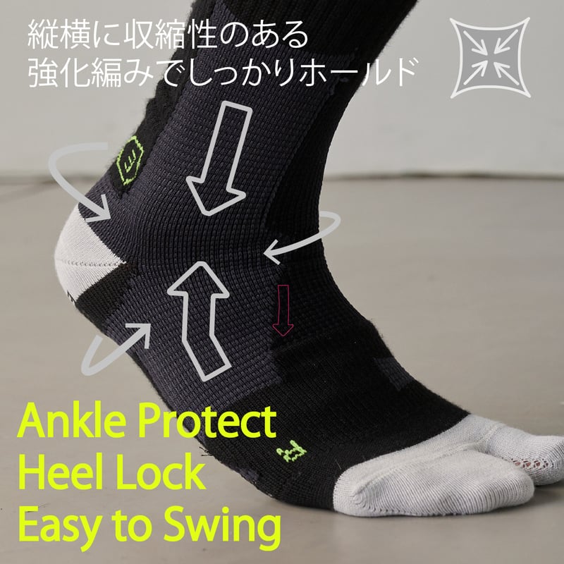足袋型高機能ソックス zero-gra ウルトラアーチプリント | EDUCO