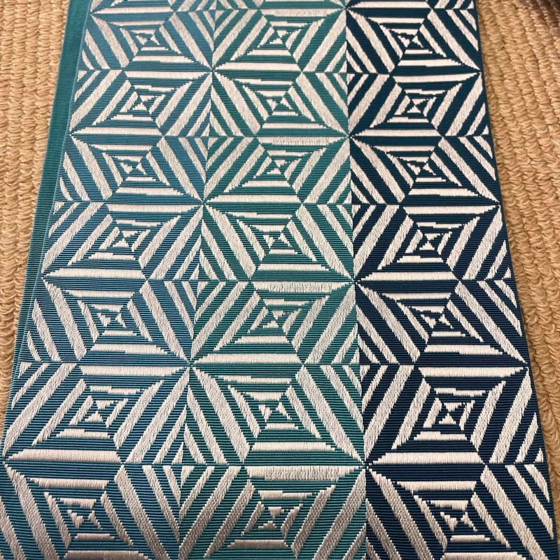 新品 本場筑前博多織 雅 切子柄 小袋帯 森博多織 | とみや呉服店 新品 本場筑前博多織 雅 切子柄 小袋帯 森博多織 | とみや呉服店