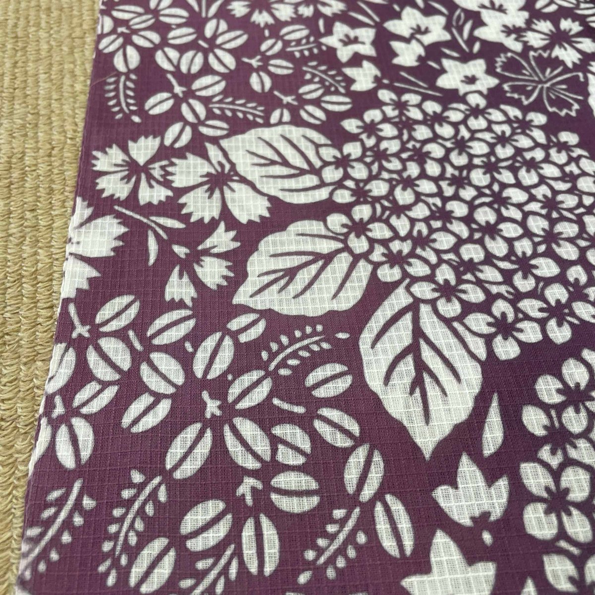 新品 源氏物語 おしゃれゆかた 浴衣 紅梅 綿 本染 注染 | とみや呉服店