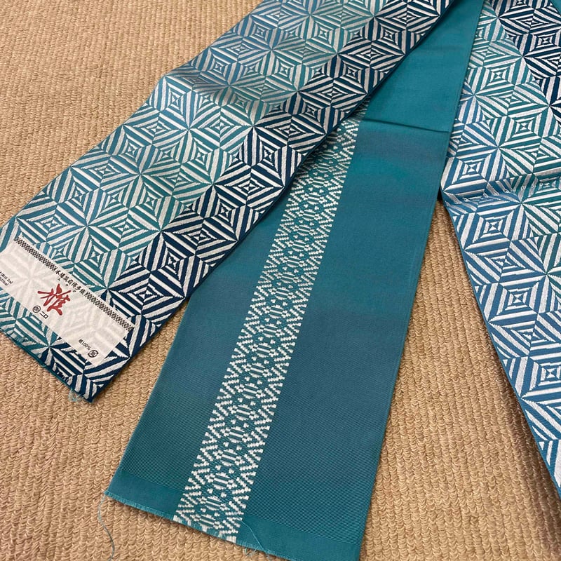 新品 本場筑前博多織 雅 切子柄 小袋帯 森博多織 | とみや呉服店 新品 本場筑前博多織 雅 切子柄 小袋帯 森博多織 | とみや呉服店
