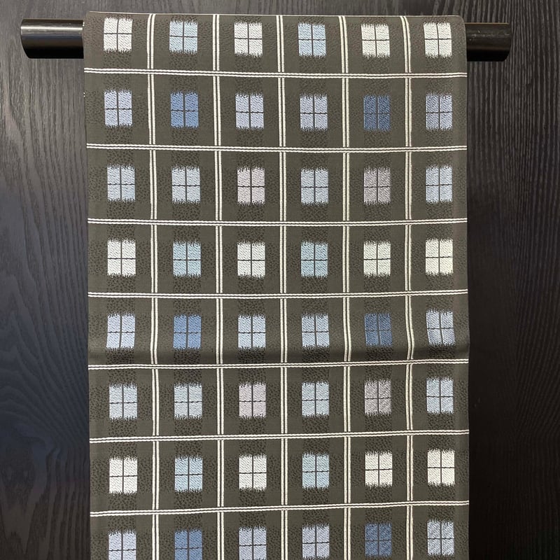 新品 逸品 西陣織 袋帯 天然灰汁醗酵建本藍染 桂秀 すくも 新品 逸品 西陣織 袋帯 天然灰汁醗酵建本藍染 桂秀 すくも