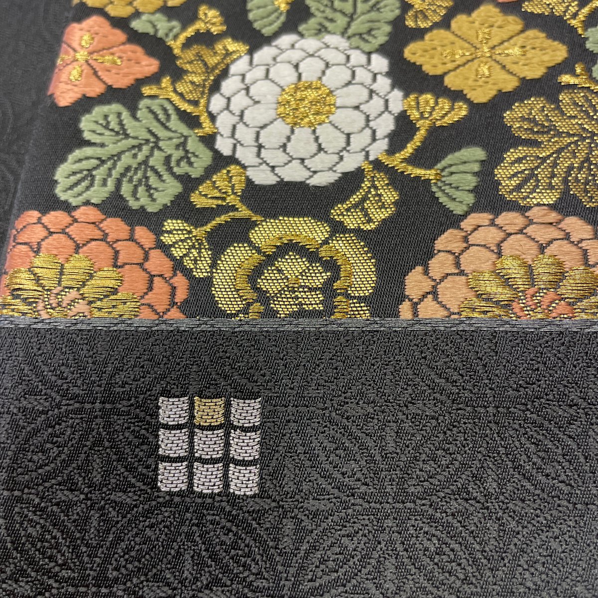 西陣織袋帯 西陣織 袋帯 長尺 単品 お仕立て上がり「慶祝錦絵図」（株）やま