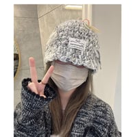 秋冬 アウトドア 文芸 ドーパミン 虹 ニット帽  ニット