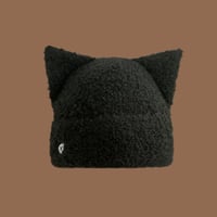 かわいい 猫耳 刺繍 耳を保護する