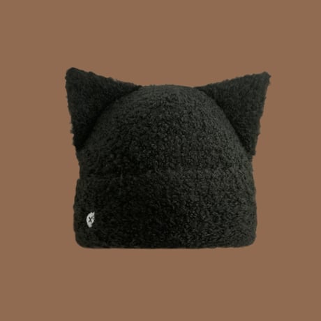 かわいい 猫耳 刺繍 耳を保護する