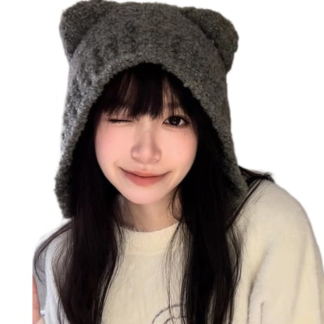 日本風 かわいい ソフトでかわいい 秋冬 大きなヘッドバンド 合わせやすい