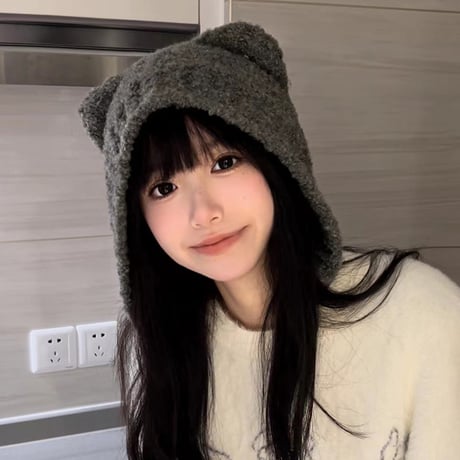日本風 かわいい ソフトでかわいい 秋冬 大きなヘッドバンド 合わせやすい