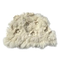 秋冬シーズン 厚手 可愛い ふわふわ 保温  ウサギの毛