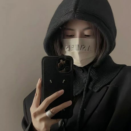 韓国 バラクラファ 保温 ネックウォーマー 一体型 カップル用