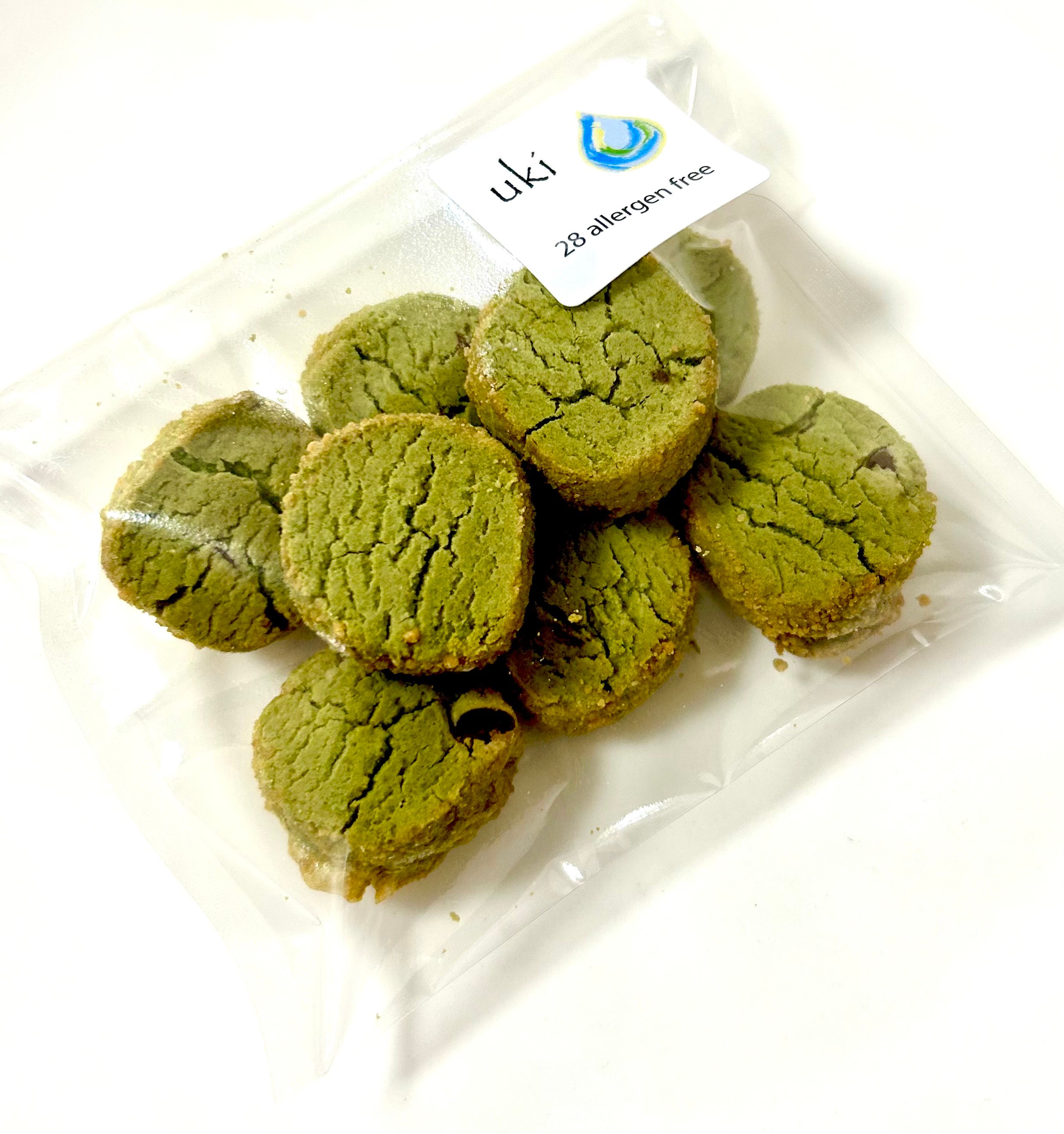 常温】単品/抹茶チョコチップ米粉クッキー(1袋8個入) | お菓子工房uki