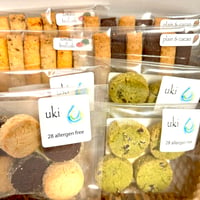 【常温】uki Cookie Box （4種×個包装2袋ずつ・計8個入り）（炒り玄米クッキー・コーングリッツスティック・ディアマンバニラ&カカオ・抹茶チョコチップ）