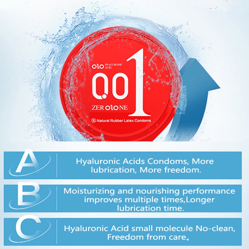 OLO最新激薄コンドーム0.01ミニ 熱感因子導入 お得な3箱セット・9個