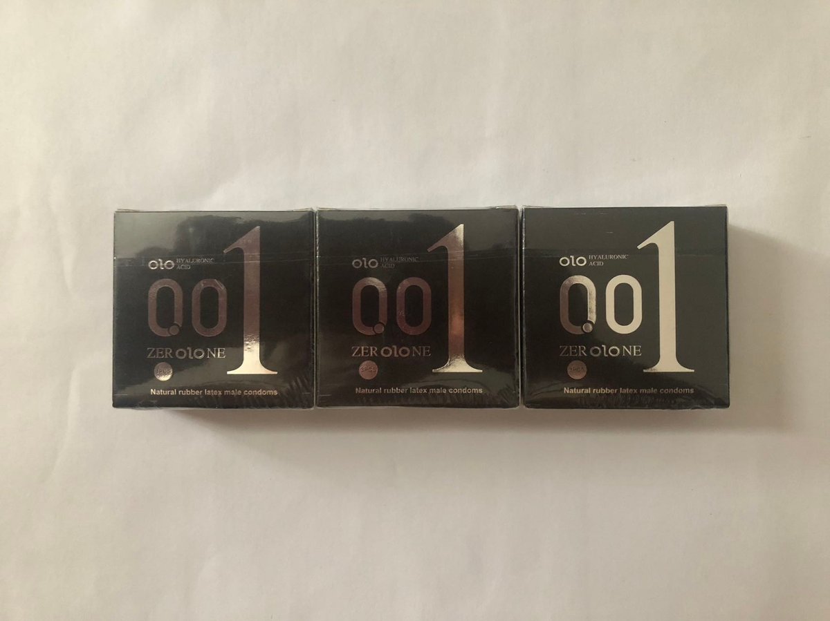 OLO最新激薄コンドーム 0.01ミニ黒セット 水滴蓋パッケージ コラーゲン