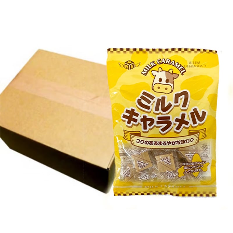 75gミルクキャラメル 1箱(12袋入） | あべっ子オンラインショップ