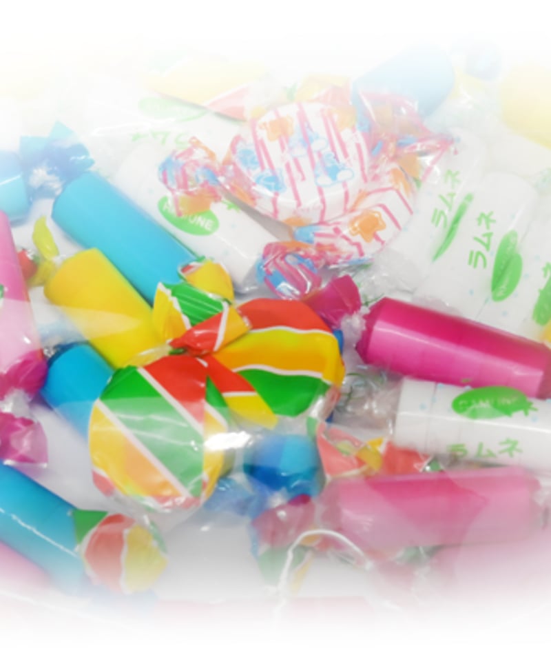 ラムネの山 1kg（個装紙込み） | あべっ子オンラインショップ