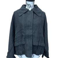 麻100ブルゾン