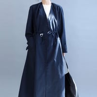 vネックコットンコート24020501