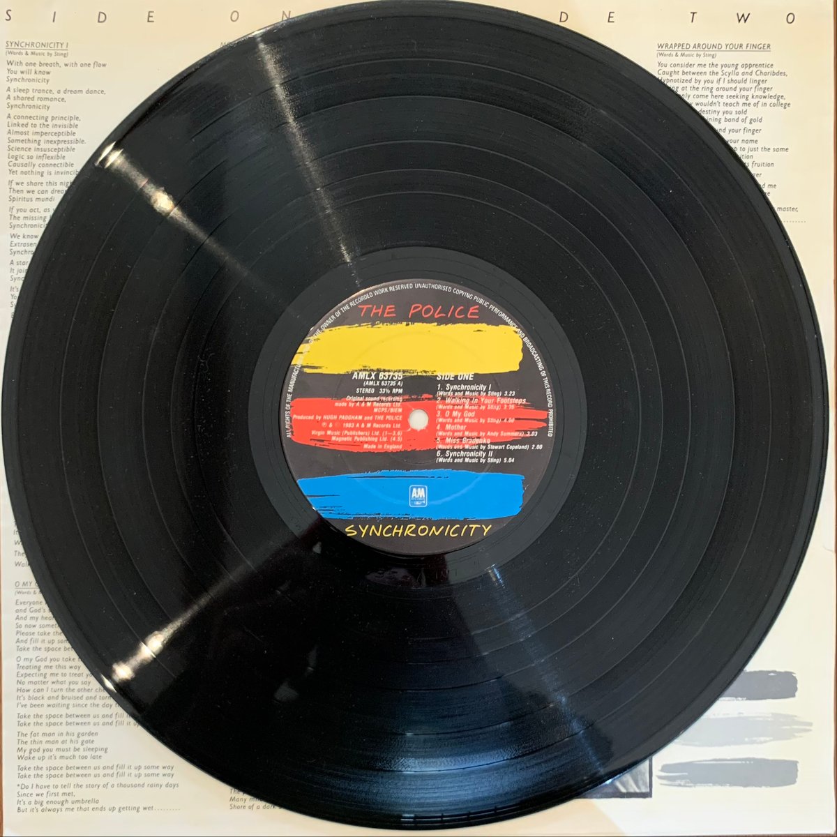 ★ The Police ‎ レコード LP The Police - Synchronicity (LP/Used) | Cha Cha