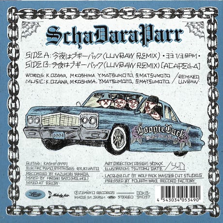 スチャダラパー / 今夜はブギー・バック (LUVRAW REMIX)(7inch)