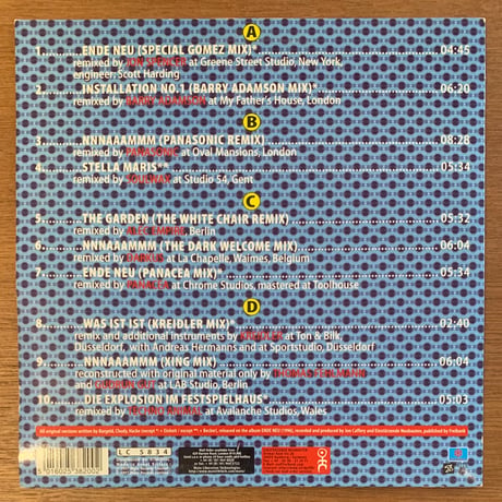 Einstürzende Neubauten – Ende Neu Remixes (LP/Used)