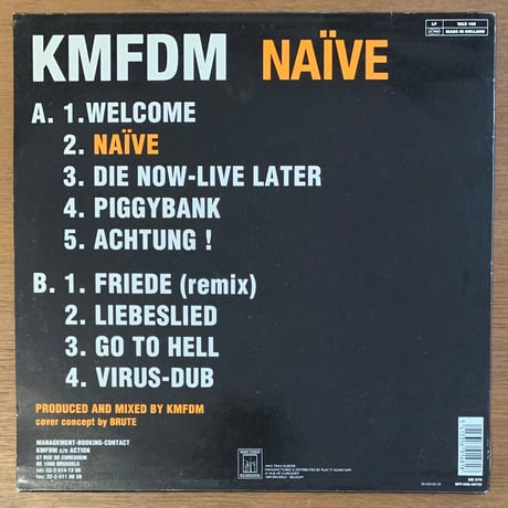 KMFDM - Naïve (LP/Used)